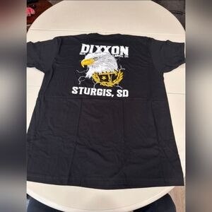 NWT Men's Dixxon Black Short Sleeve T Shirt Let Freedom Caw Size 3XL & 2XL